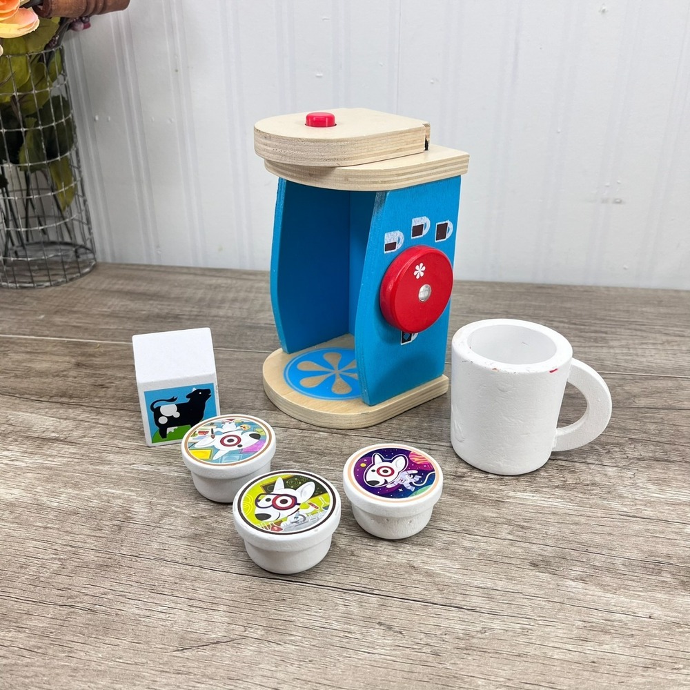 Melissa & Doug Wooden Brew & Serve Coffee Set Pre-Owned‎